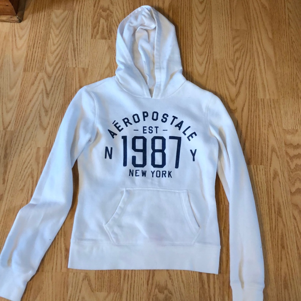 White Aeropostale hoodie